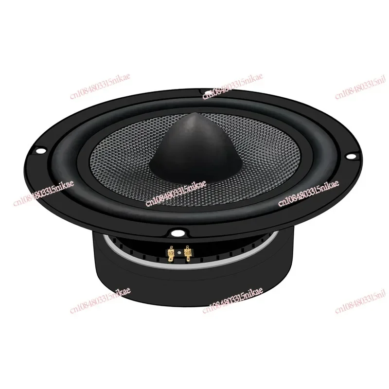 6.5 Inch 8 Euro 30/50W Subwoofer Car Audio Carbon Fiber Bullet Round Speaker