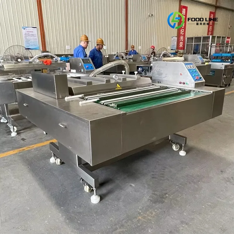 FL Customized  Corn Cooked Food Vacuum Packaging Machine Rolling Vacuum Sealing Machine Commercial Food Packing Equipment