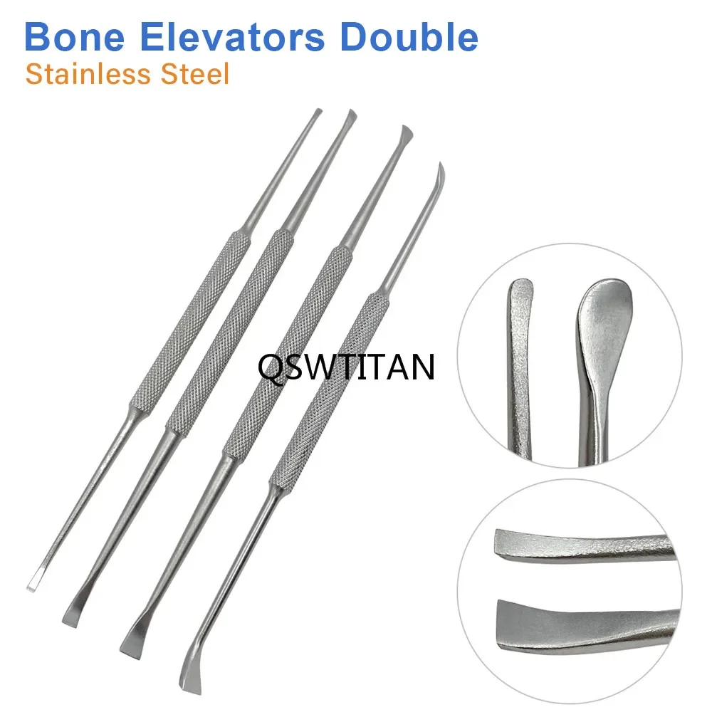 Stainless steel Bone Elevators Double Orthopedic Veterinary Surgical Instrument  Bone Peeling Knife