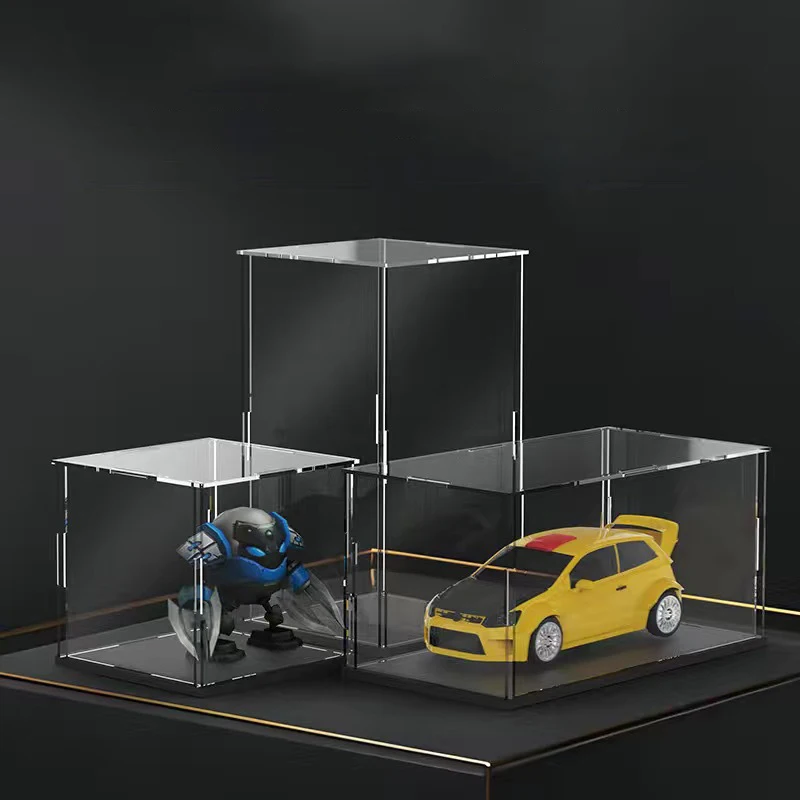 111 Size Acrylic Display Case for Collectibles Assemble Clear Acrylic Box Protection Showcase for Action Figures Organizing Toys