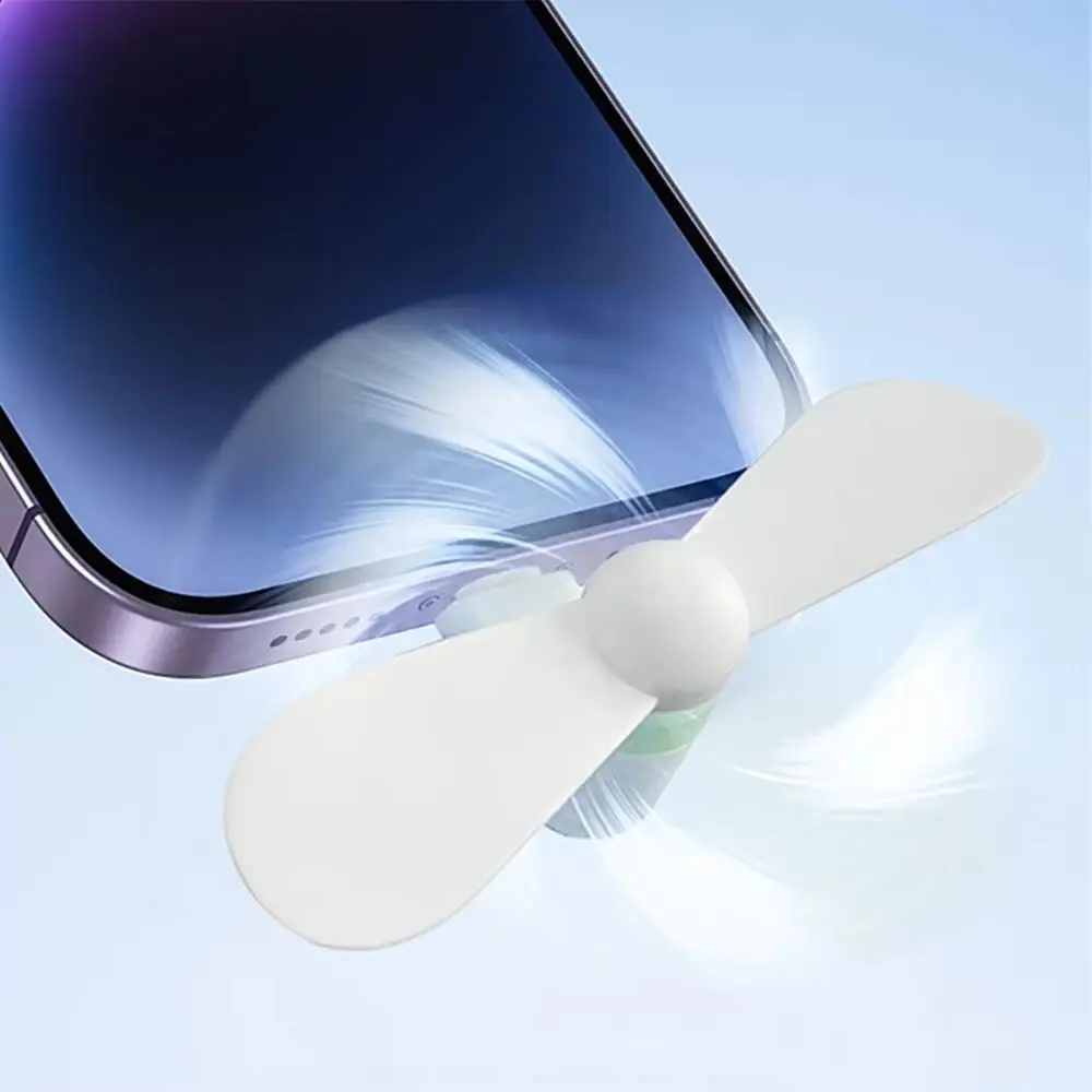 3 in 1 Mini Universal Cooling Accessories USB Phone Cooler Fan For iPhone Samsung Xiaomi Micro/Type-C/IOS Smartphone Fan