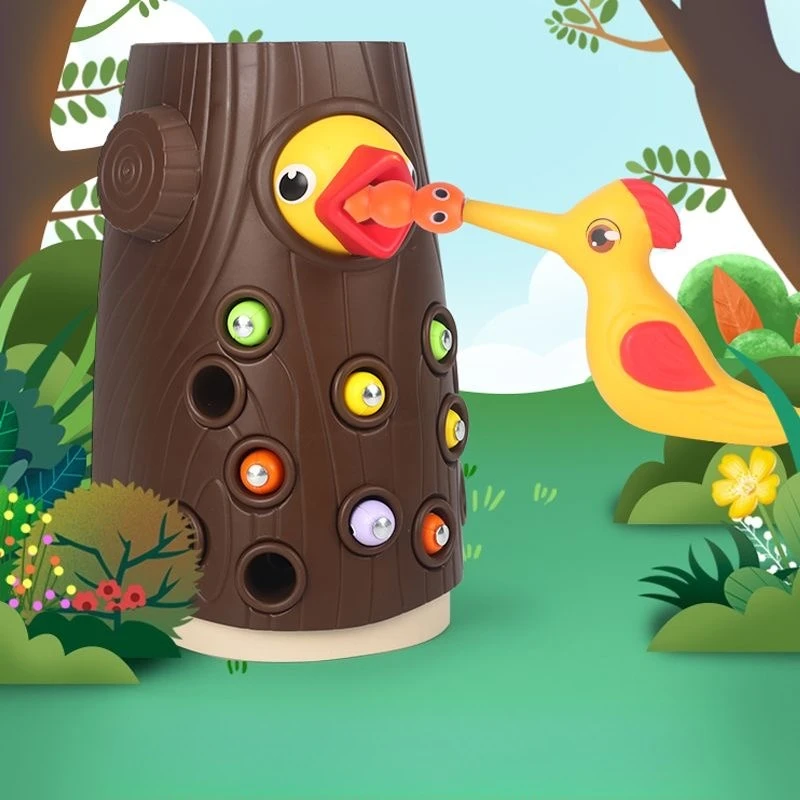 brinquedo-magnetico-pica-pau-caca-vinhas-quadro-de-atividades-infantil-jogo-educacional-montessori-para-coordenacao-olho-mao