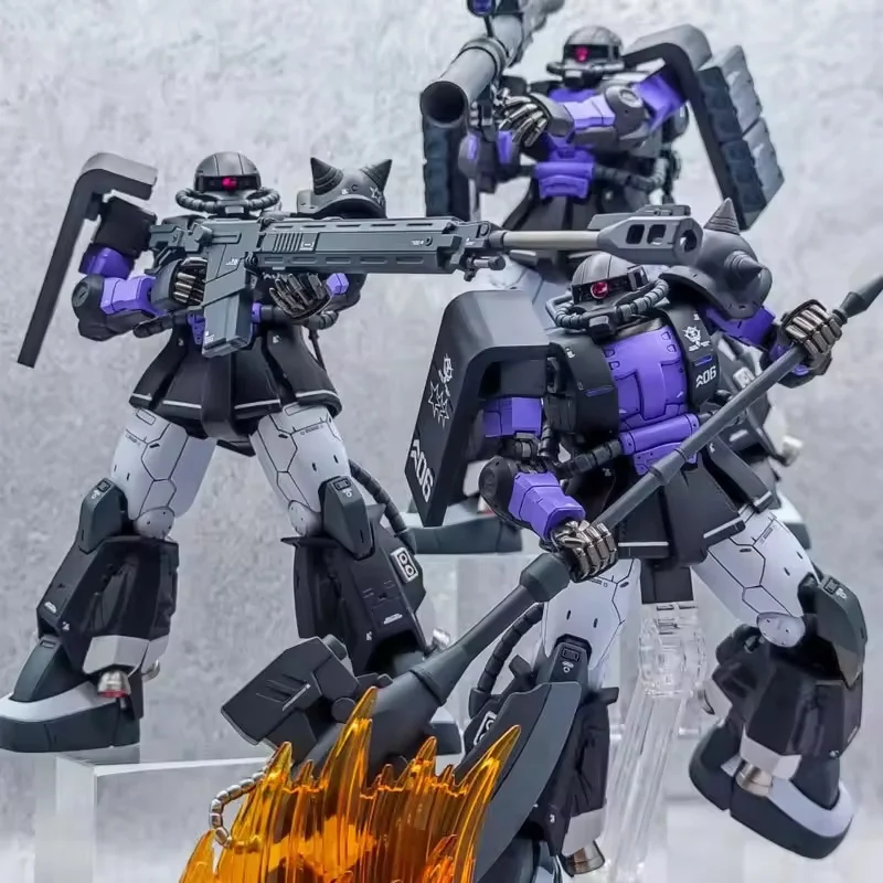 Black Sanrensei Zaku Hg 1/144 Gto Mark Rabbit Mk-Ii Assemble Model Figures Mecha Toys Desktop Decorate Children Gifs Collectible