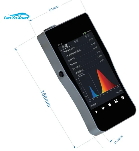 

350-800nm HP350B Blue Light Tester Light Spectrum Analyzer Spectrometer Prices for Glasses