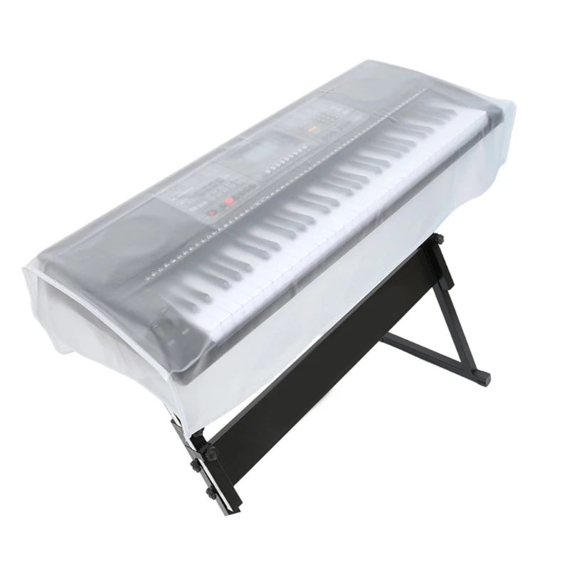  Piano Keyboard Cover, Transparent PVC Dust Cover for Daily Instrument Storage in Classrooms, Studios, and Home Use