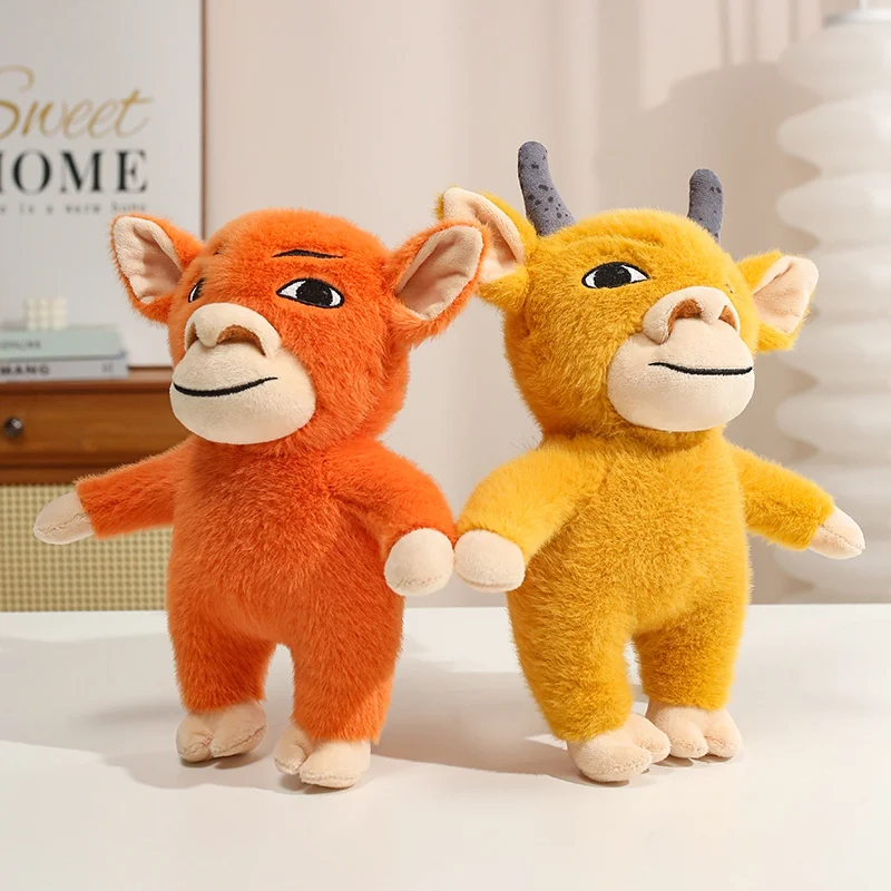 TreasuringU New Niu Lai Plush Toy Movie Niu Lai Stuffed Doll Funny Cattle Plush Keychain Niu Mama Plush Doll Birthday Gifts
