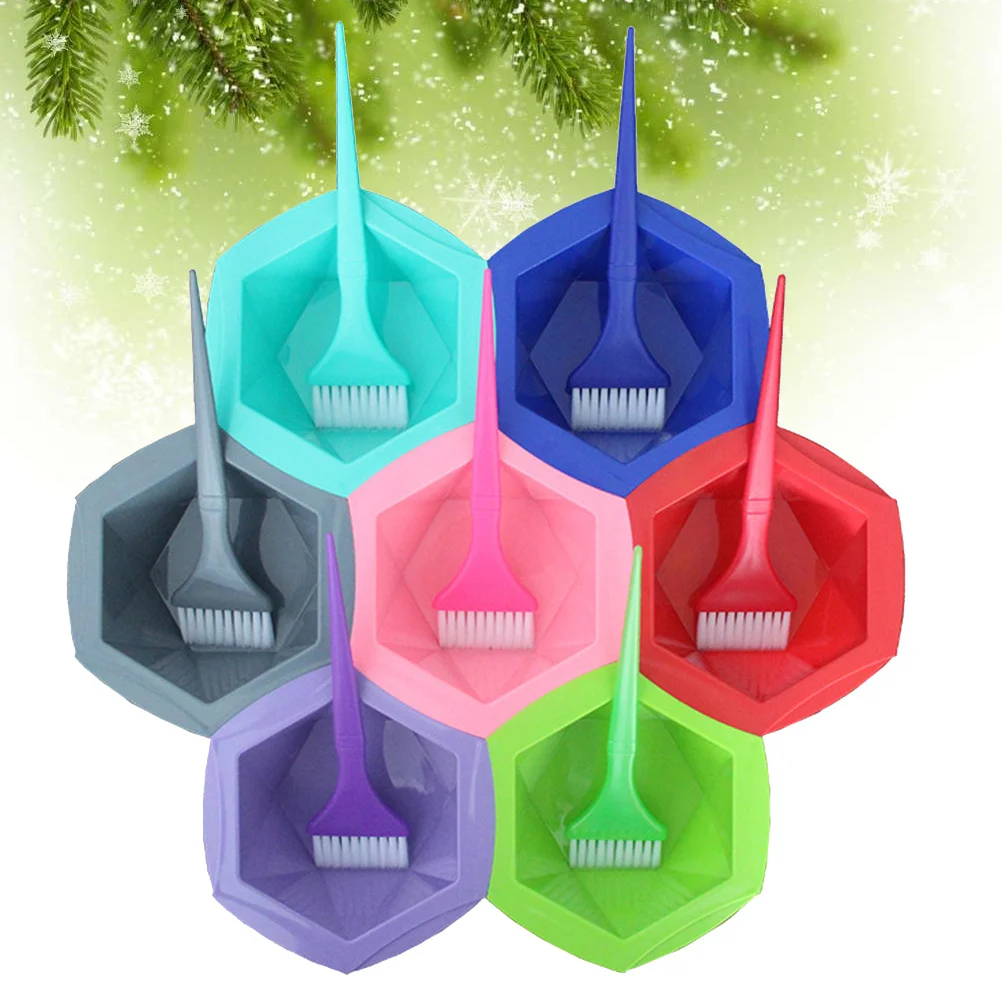 14개입 염색 용품 세트, 볼과 브러쉬 콤보, 전문가용 염색 키트, 휴대용 믹스 볼과 브러쉬로 간편한 사용