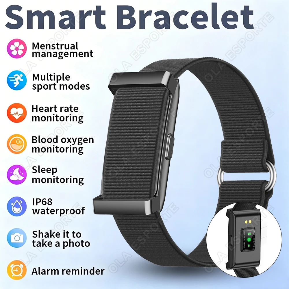 

New Sports Fitness Tracker Smart Bracelet HRV Blood Oxygen Stress Monitor Watch Ip68 Waterproof Wristband For Android iOS HW12