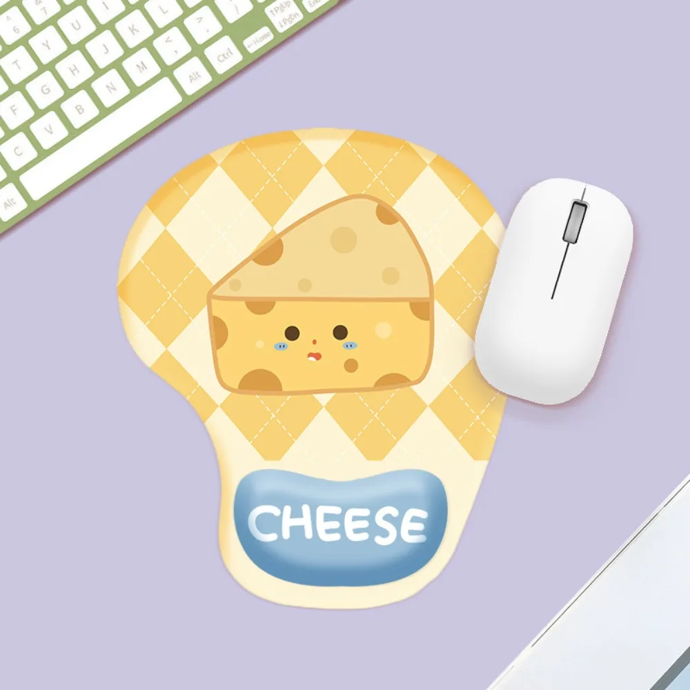 

Cartoon Ergonomic Hand Support Mouse Mat Non Slip Comfortable Office Accessories Cute Silicone Relaxing Mousepad Office