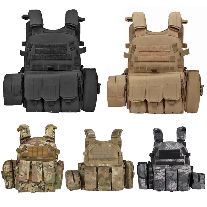 Nylon Release Tactical Vest Hunting Men Plate Carrier Chest Rig Military Combat Armor Vests Outdoor CS Training Airsoft Vest