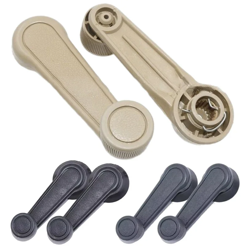 1Pc Car Window Connect Winder Handle Black/Grey/Beige Glass Shaker Handle Replacement Universal Automobile Accessories