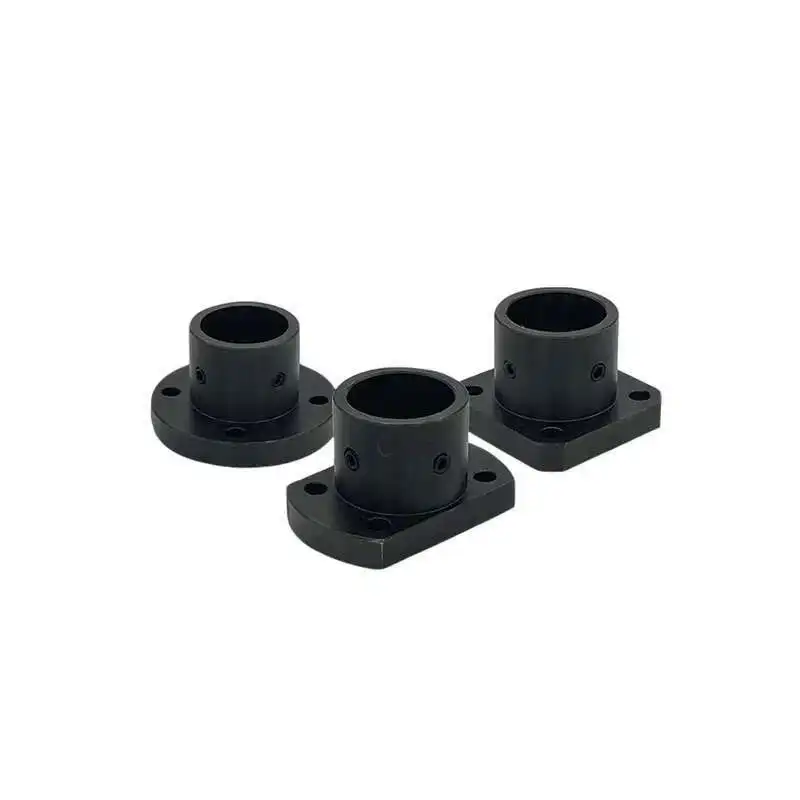 Guide shaft seat Optical shaft bracket Round seat Flat flange Installation 45 steel 6 8 10 12 15 16 20 25 30 35 40 50