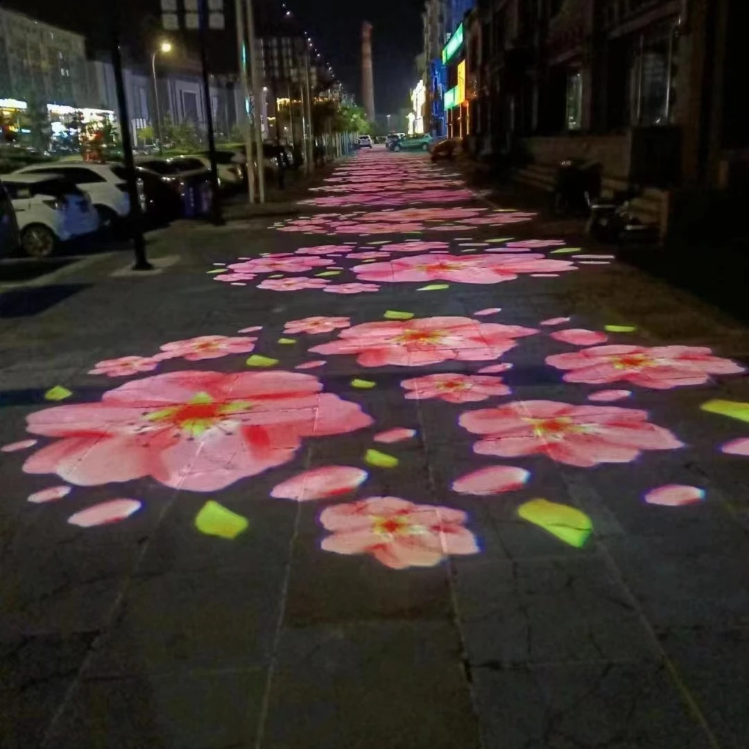 Proyector LED impermeable para exteriores, 100W/200W/300W, línea de advertencia, logotipo, luz coreana KC CE