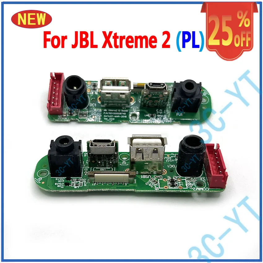 1PCS Original สําหรับ JBL Xtreme2 PL ลําโพงบลูทูธ USB Micro Power คณะกรรมการชาร์จ DIY อุปกรณ์ซ่อม