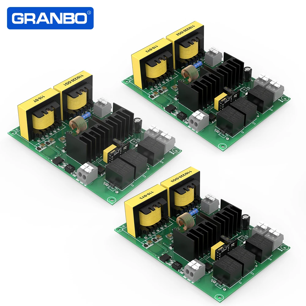 Granbosonic 40KHz 60~180W Drive Board Digital Control PCB Generator for Ultrasonic Cleaner DIY Repair