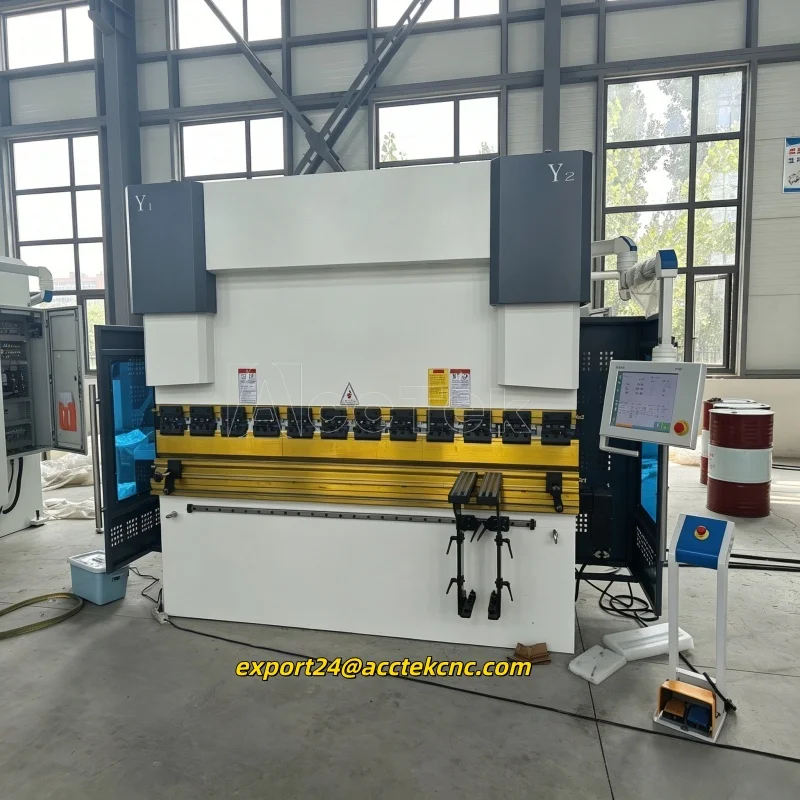 40ton 63ton 80ton 100ton 130ton 160ton 2500mm 3200mm Sheet Metal Bending Brake Press CNC Torsion Axis Press Brake Machine Price