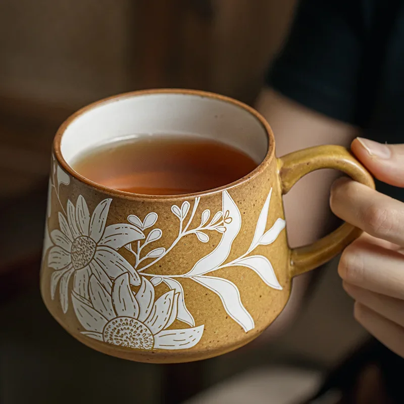 350ml-ceramic-mug-gift-for-girls-practical-high-end-coffee-cup