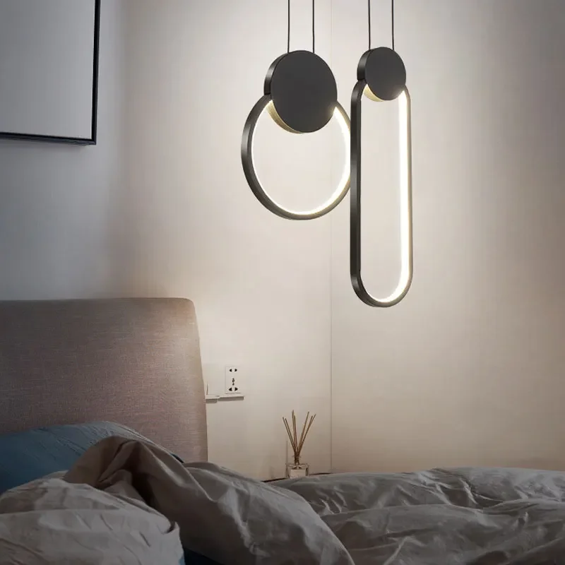 

Nordic mild luxury led pendant lamp for home improvement bedside lamp Small Bar kitchen living room decoration pendant light