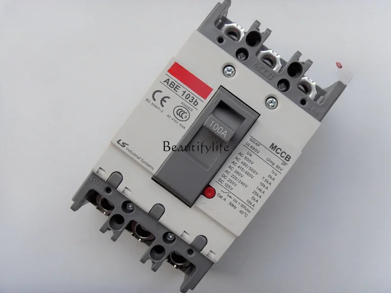 

Moulded case circuit breaker ABE103b 3P 60A 75A 100A air switch