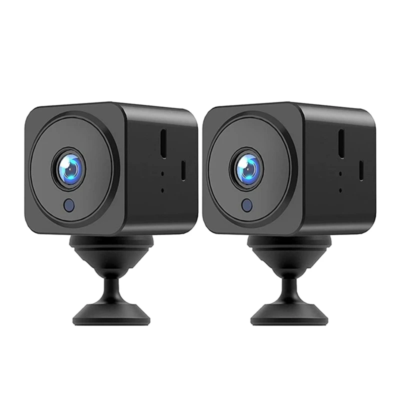 

New-2X 4K 1080P HD Мини-камера наблюдения Внутренняя Wi-Fi камера Live Transmission Приложение для мобильного телефона Камера в помещении с батареей