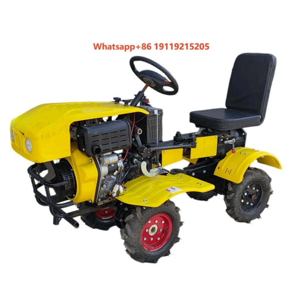 Self-propelled 4-wheel Tiller Cultivator Easy to Operate for Orchard & Farm with CE Certificate