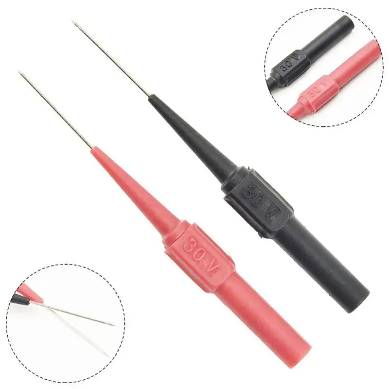 Multimeter Test Probe Measuring Device Copper Test Probes Plug Diagnostic Tools Insulation Piercing Needle