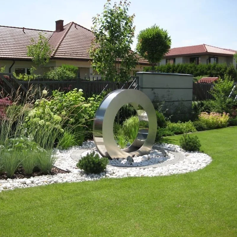 Garden Landscape Modern Metal Art Stainless Steel Outdoor Sculpture