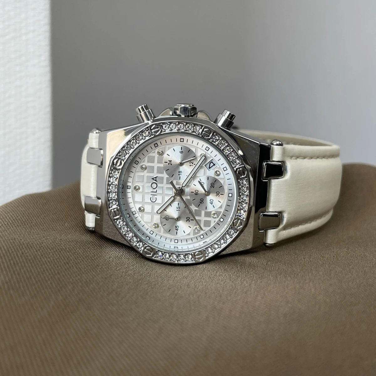 CILOA large dial high-end watch for women, brand authentic, 2025 new quartz watch, fashionable and waterproof female watch