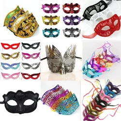 10pcs Women Men Venetian Feather Mask Party Ball Masks Scary Decoration Easter Cosplay Birthday Halloween Wedding Festival