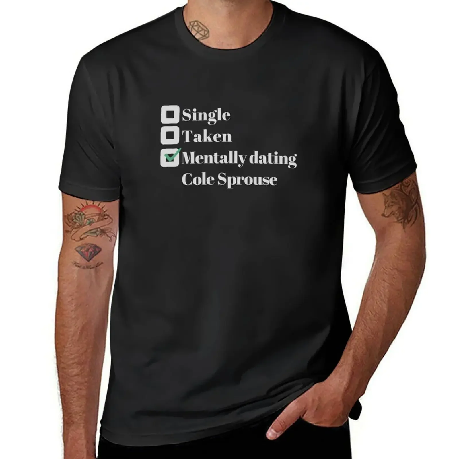 

Mentally dating Cole Sprouse T-Shirt anime t shirts shirts graphic hippie clothes anime stuff mens t shirts top quality