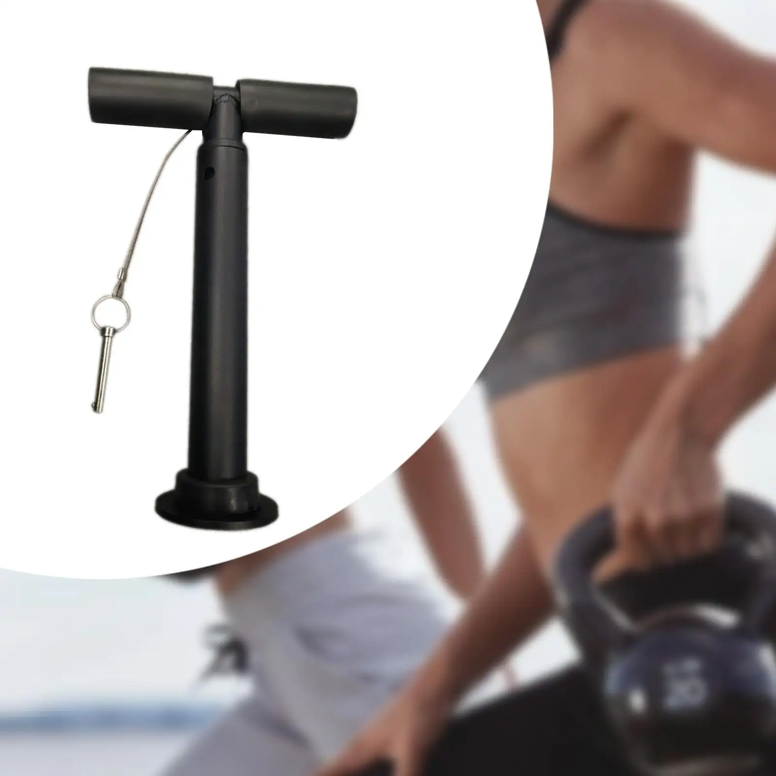 T Shape Kettlebell Handle Practical Adjustable for Sports Home Exercise