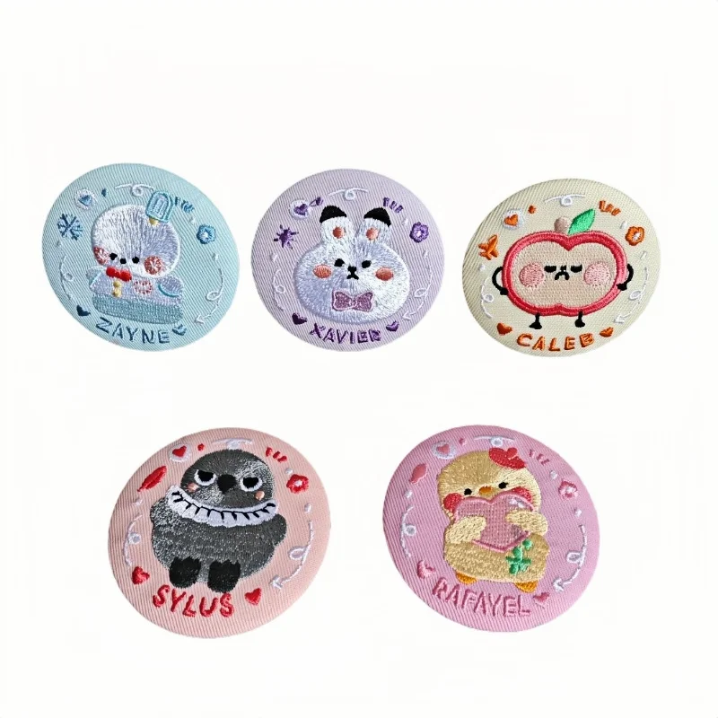 

Love And Deepspace Xavier Zayne Rafayel Sylus Caleb Embroidery Badge Emblem Breastpin Otome Game Collectible Ornaments Girl Gift