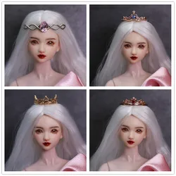 Doll crown / 30cm doll headwear metal crown doll accessories for 1/6 Xinyi FR ST BJD Barbie Doll