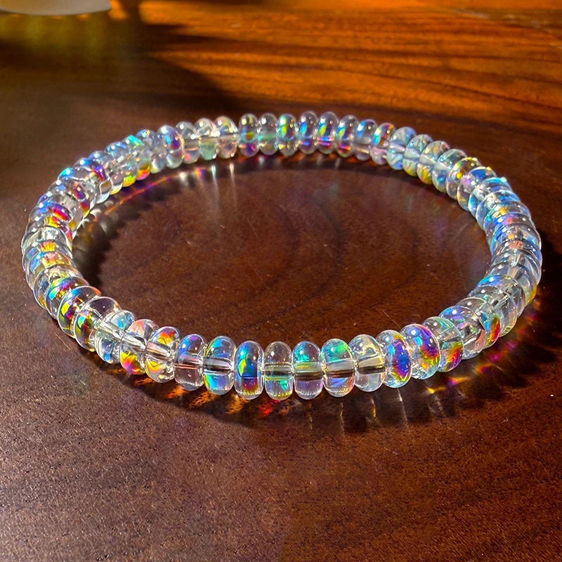 Natural Opal Bracelet Stretchable Elastic Cord Jewelry Helps Maintain Emotional Balance