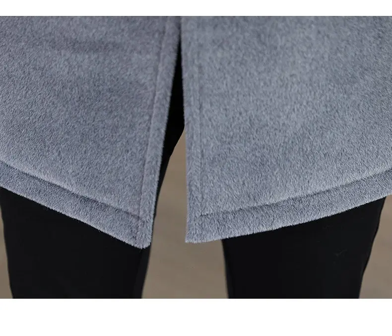 Hochwertige Herren-Wollmäntel 2026 Winter Business Casual Baumwoll-Verstärkte Mittellange Überzieher Warme Winddichte Jacken – Detail 21