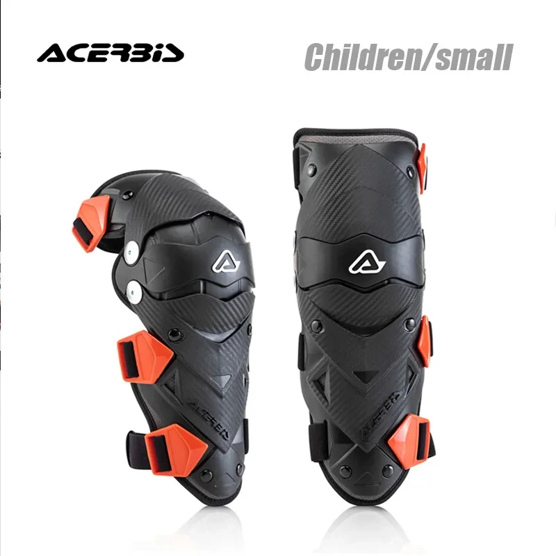 Genouillères de moto anti-chute et coupe-vent pour enfants, Italie Acerbis