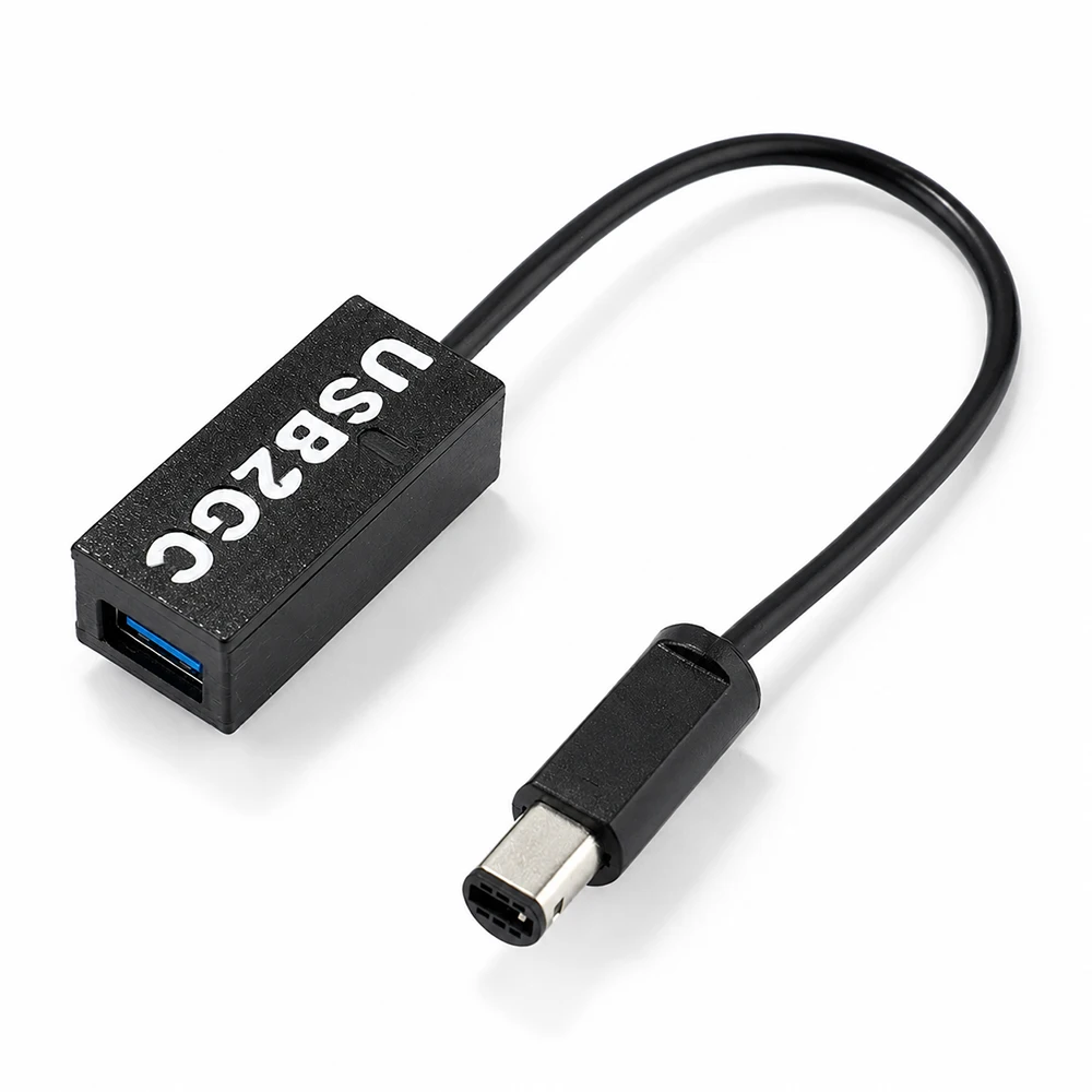 USB2GC USB-Controller zu NGC-Adapter für GameCube-Konsole, Kompatibel mit Switch Pro, XBOX 360, PS3, PS4, PS5 USB-Controllern