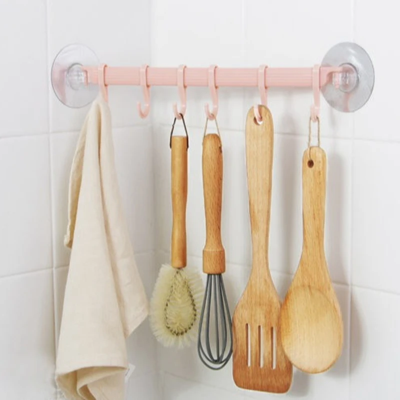 

Многофункциональные крючки-органайзеры на присосках, 1 шт., синий, белый, розовый цвета, для хранения в углу душевой или на кухне