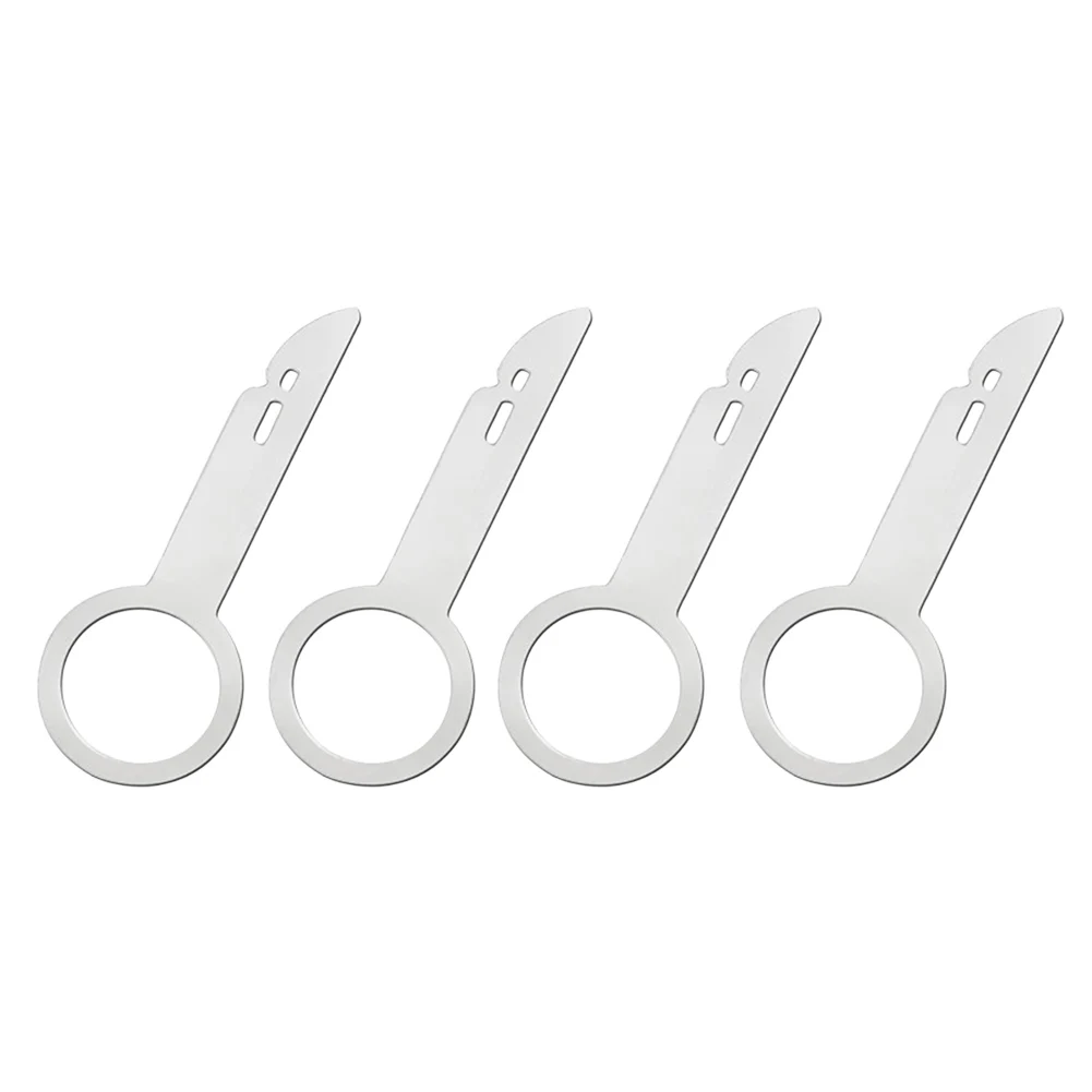 4 szt. Kluczy do demontażu radia samochodowego, narzędzie do usuwania audio, klucze ze stali nierdzewnej do radia samochodowego, klucze do demontażu radia Ford