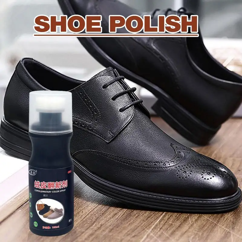 100ml Liquid Shoe Polish Durable Color Restorer For Leather Shoes Shoe Cleaner Whiten Polish Cleaning Tool Leather Care Supplies