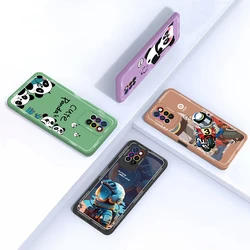 For Infinix Note 10 Pro Case X695 Silicone Cute Panda Soft Phone Cover for Infinix Note 10pro Note10 Pro NFC Cases Straight Edge