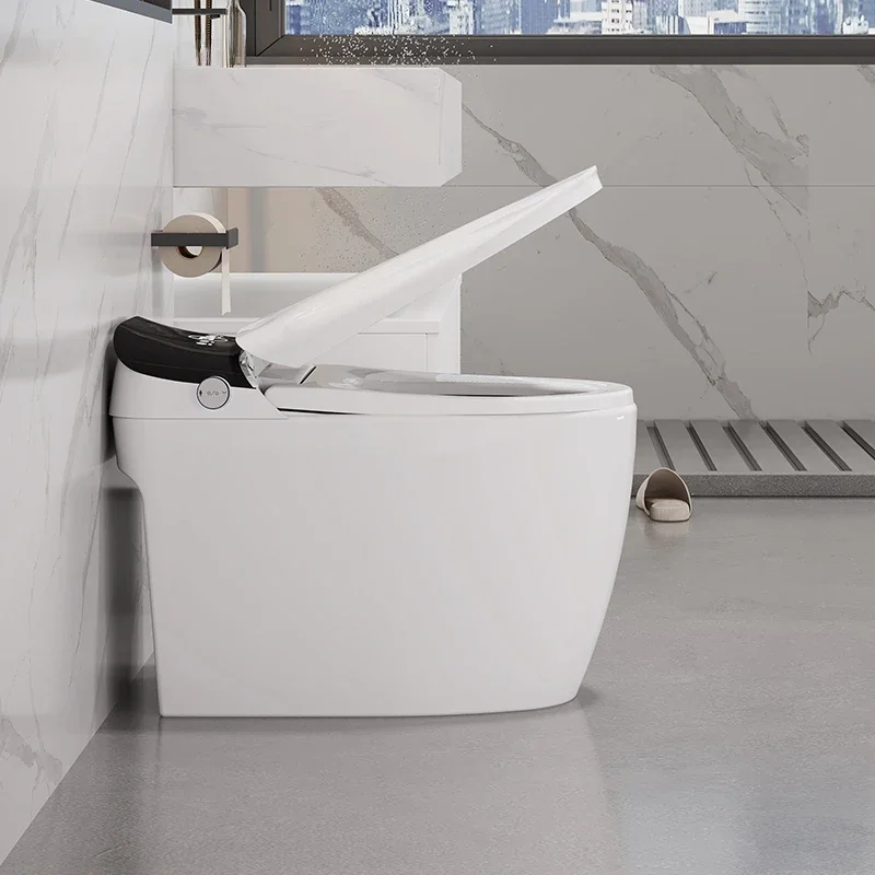 

-Auto flush electric bidet inodoros wc toilet bowl ceramic siphonic automatic toilet commodes bathroom intelligent smart toilet
