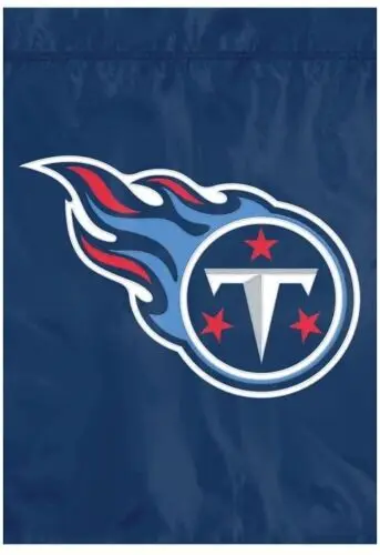 Tennessee Titans Premium Garden Flag Banner Applique Embroidered 12.5x18 Inch