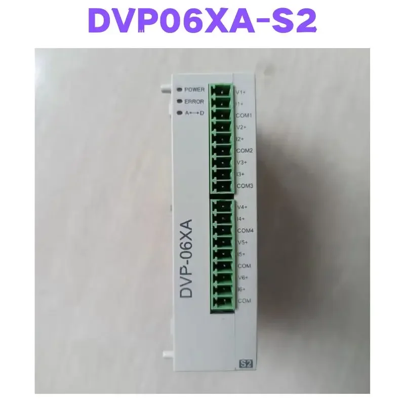 

Second-hand DVP06XA-S2 PLC Module Tested OK