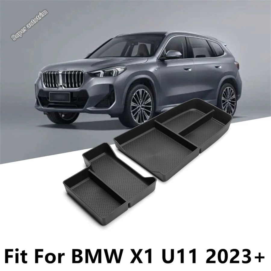 

TPE Car Central Console Lower Storage Box Organizer Container Holder Tray Accessories Interior Fit For BMW X1 U11 2023 2024 2025