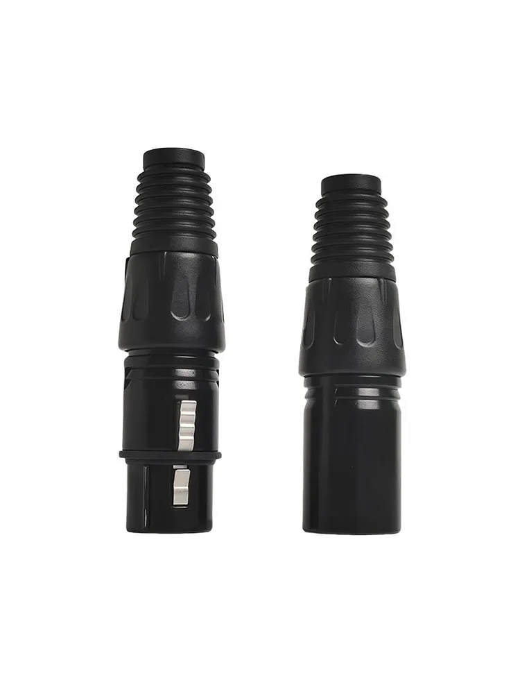4/10/20 pièces XLR DMX 3 broches câbles Audio de Microphone connecteurs de prise 3 pôles XLR mâle femelle micro serpent connecteurs de câble