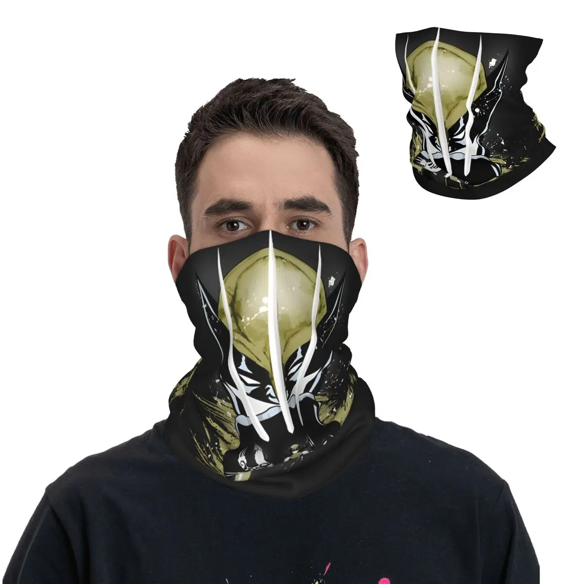 Logan And The Howletts Bandana Neck Gaiter Motorcycle Club Disney Marvel Deadpool And Wolverine Face Scarf Cycling Face Mask