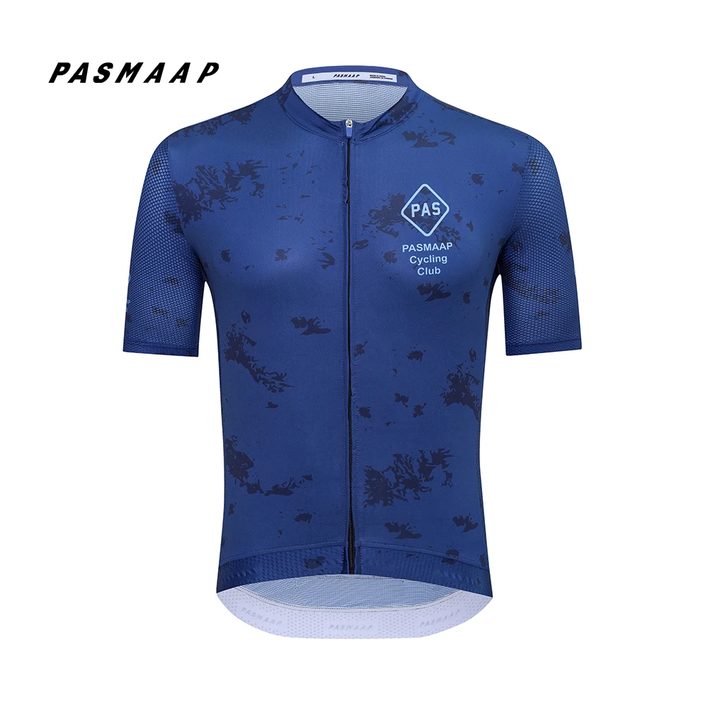 PASMAAP-Cycling Jersey for Men, short Sleeve, Pro Team, MTB, Road Bike Clothing, Breathable Bicycle Shirts, 2025