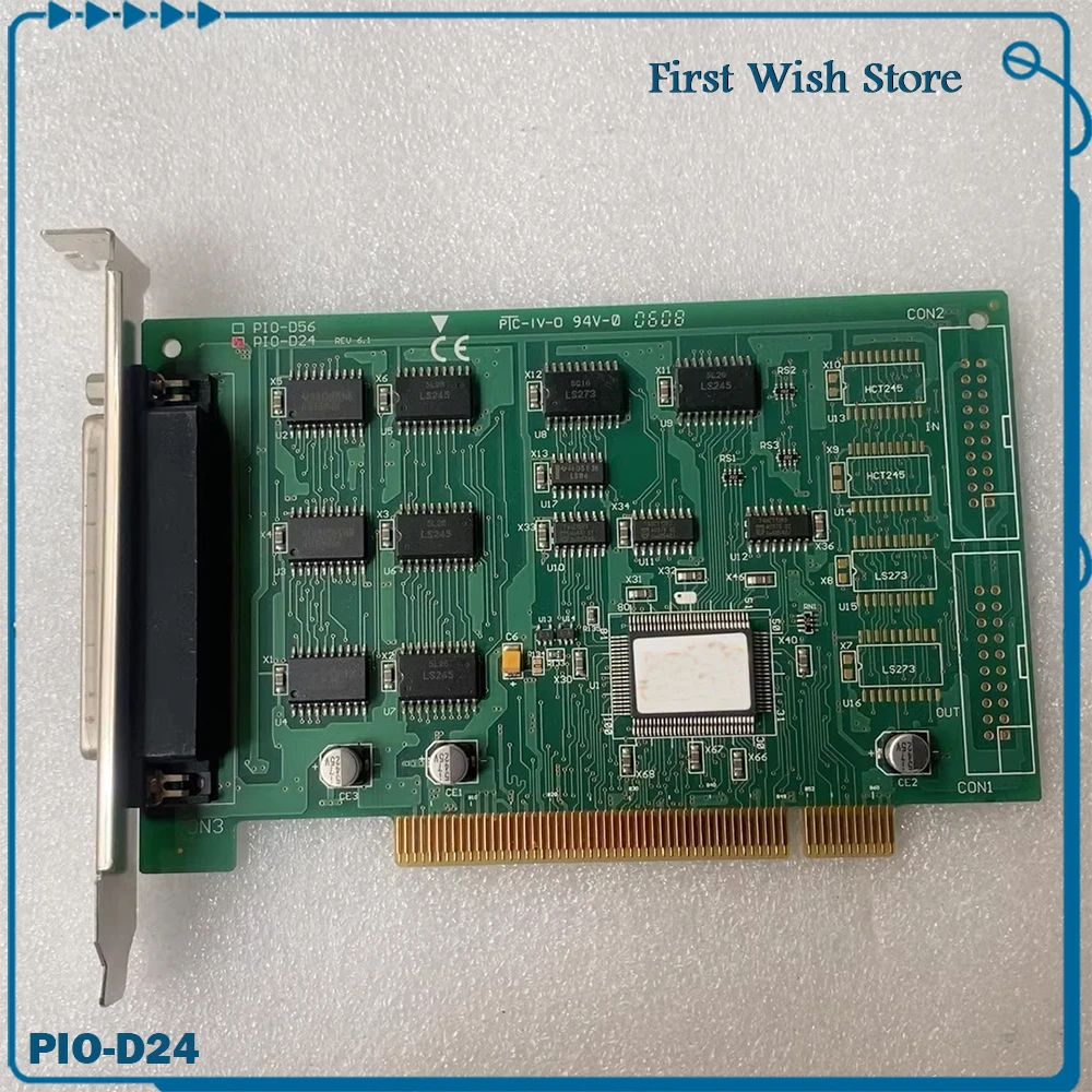 For ICP DAS 24-channel digital input/output DAQ  data acquisition card PIO-D24