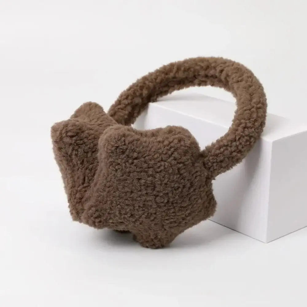 Novo protetor de orelha de pelúcia grosso capa de orelha mais quente proteção fria dos desenhos animados inverno quente earmuffs